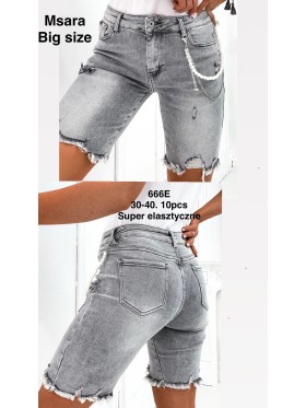 Spodenki jeansowe damskie M'sara,size 30-40,paczka 10szt ,