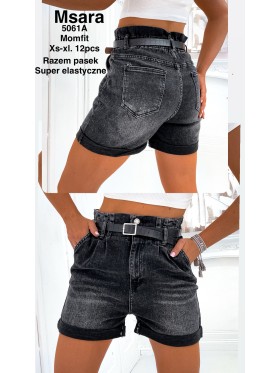 Spodenki jeansowe damskie M'sara,size xs-xl,paczka 12szt ,