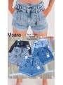 Spodenki jeansowe damskie M'sara,size xs-xl,paczka 12szt ,1 kolor