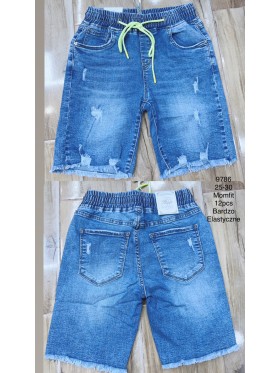 Spodenki jeansowe damskie ,size 25-30,paczka 12szt ,
