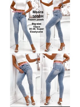 Jeansy damskie M'sara,size 30-38 ,paczka 10szt ,