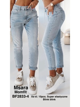 Jeansy damskie M'sara,size xs-xl ,paczka 10szt ,