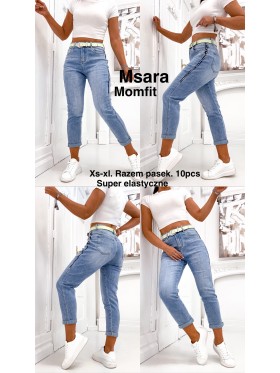 Jeansy damskie M'sara,size xs-xl ,paczka 10szt ,
