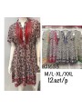 Sukienki damskie , size m-2xl, paczka 12szt,mix kolor