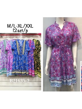 Sukienki damskie , size m-2xl, paczka 12szt,mix kolor