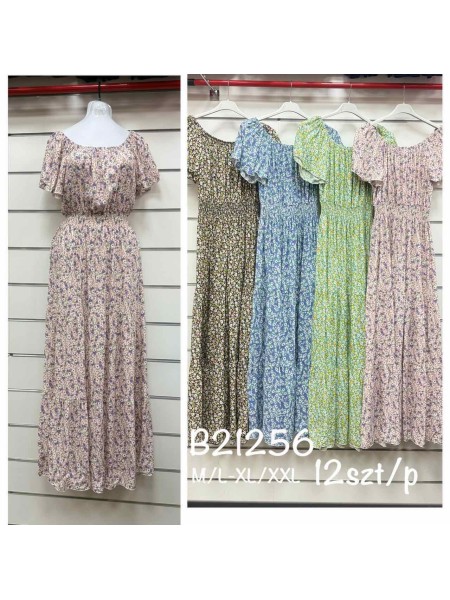 Sukienki damskie , size m-2xl, paczka 12szt,mix kolor