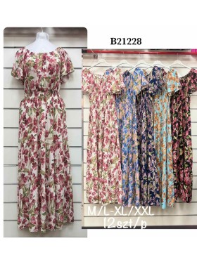 Sukienki damskie , size m-2xl, paczka 12szt,mix kolor