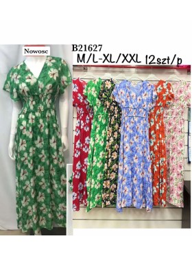 Sukienki damskie , size m-2xl, paczka 12szt,mix kolor