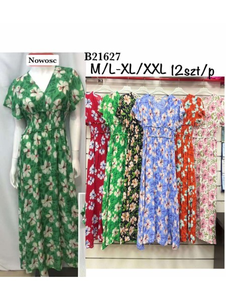 Sukienki damskie , size m-2xl, paczka 12szt,mix kolor