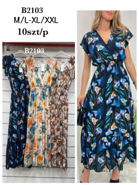 Sukienki damskie , size m-2xl, paczka 12szt,mix kolor