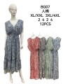 Sukienki damskie , size xl-4xl, paczka 12szt,mix kolor