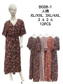 Sukienki damskie , size xl-4xl, paczka 12szt,mix kolor