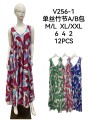 Sukienki damskie , size m-2xl, paczka 12szt,mix kolor