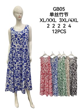 Sukienki damskie , size xl-4xl, paczka 12szt,mix kolor