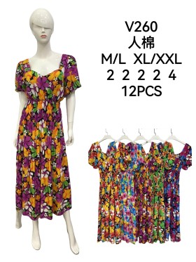 Sukienki damskie , size m-2xl, paczka 12szt,mix kolor