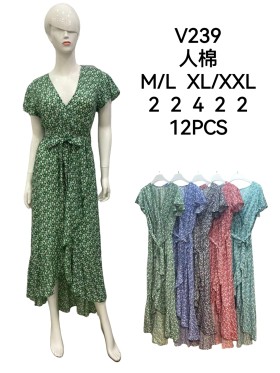 Sukienki damskie , size m-2xl, paczka 12szt,mix kolor