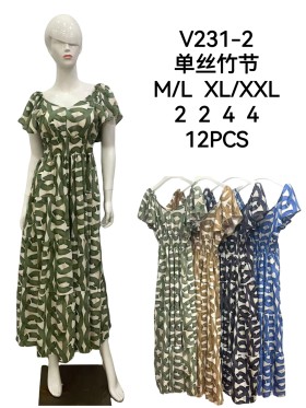 Sukienki damskie , size m-2xl, paczka 12szt,mix kolor