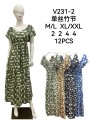 Sukienki damskie , size m-2xl, paczka 12szt,mix kolor