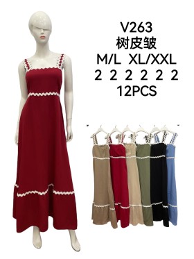 Sukienki damskie , size m-2xl, paczka 12szt,mix kolor
