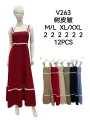 Sukienki damskie , size m-2xl, paczka 12szt,mix kolor