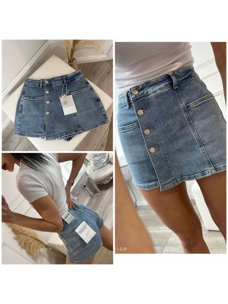 Spódnica krótka jeansowa damska ,size xs-xl,paczka 10szt ,
