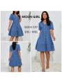 Sukienki jeansowe damskie ,size 2-6xl,paczka 10szt ,