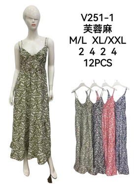 Sukienki damskie , size m-2xl, paczka 12szt,mix kolor