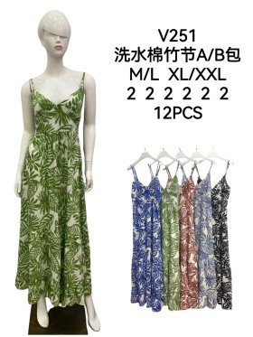Sukienki damskie , size m-2xl, paczka 12szt,mix kolor