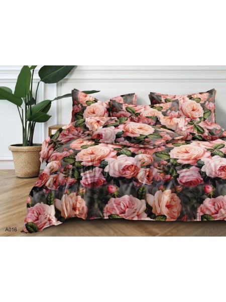 Komplet pościeli 100% satyna - bawełna  3 Częściowy  Rozmiar : 160/200cm