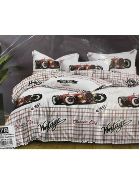 Komplet pościeli 100% satyna - bawełna  3 Częściowy  Rozmiar : 160/200cm