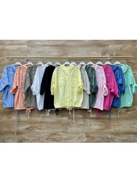 Bluzki damskie wloskie, size uni, paczka 6szt,mix kolor