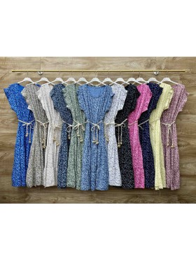 Sukienki damskie wloskie, size uni, paczka 6szt,mix kolor