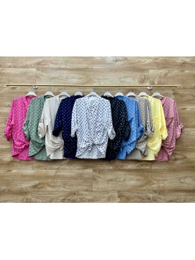 Bluzki damskie wloskie, size uni, paczka 6szt,mix kolor