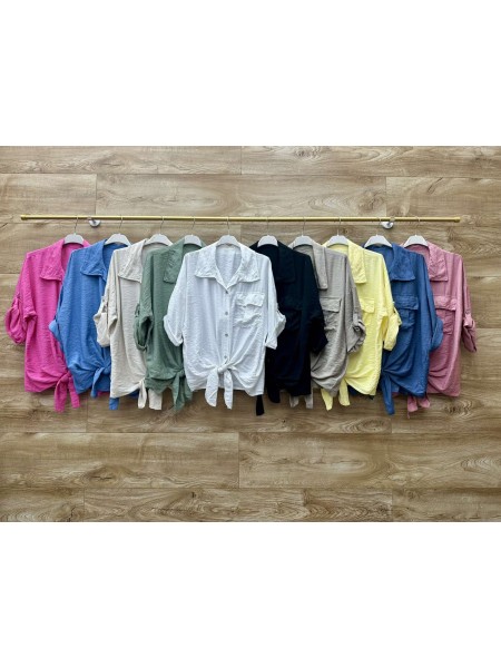Bluzki damskie wloskie, size uni, paczka 6szt,mix kolor