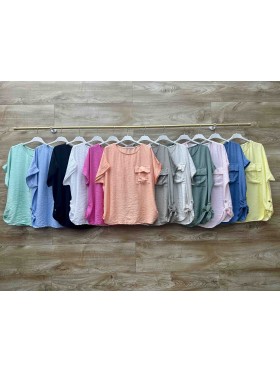 Bluzki damskie wloskie, size uni, paczka 6szt,mix kolor