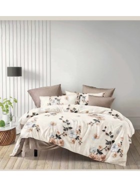 Komplet pościeli 100% satyna - bawełna  3 Częściowy  Rozmiar : 200/220cm