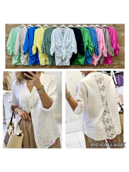 Koszule damskie wloskie, size uni, paczka 6szt,mix kolor