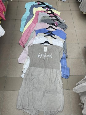 Sukienki damskie Włoski ,size uni  ,paczka 6szt mix kolor