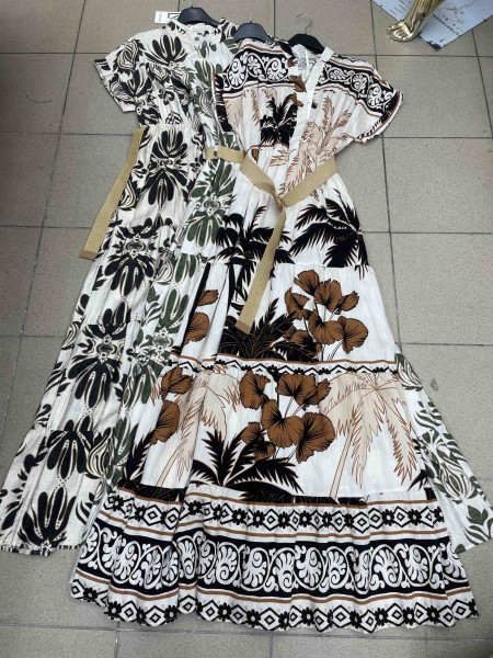 Sukienki damskie Włoski ,size uni  ,paczka 6szt mix kolor