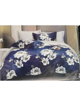 Komplet pościeli 100% satyna - bawełna  3 Częściowy  Rozmiar : 200/220cm