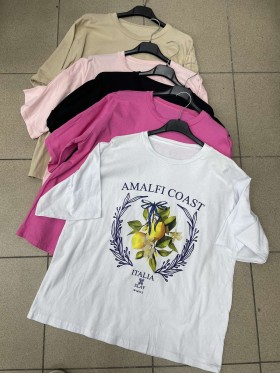 Bluzki damskie Włoskie , Size uni,paczka 6szt,mix kolor
