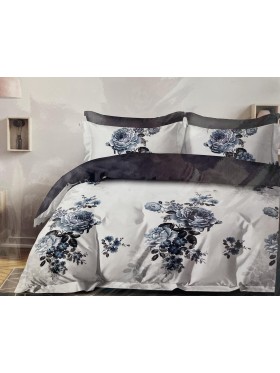 Komplet pościeli 100% satyna - bawełna  3 Częściowy  Rozmiar : 200/220cm