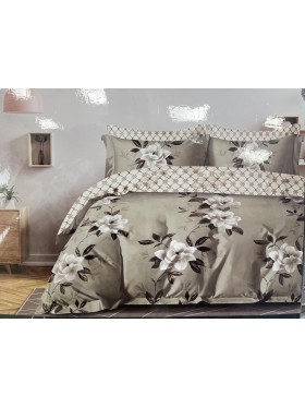 Komplet pościeli 100% satyna - bawełna  3 Częściowy  Rozmiar : 200/220cm