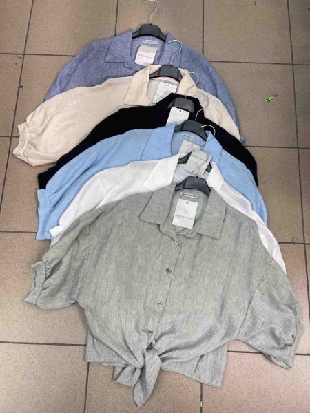 Koszule damskie Włoski ,size uni, paczka 6szt mix kolor