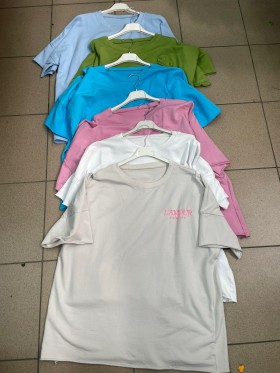 Bluzki damskie Włoskie , Size uni,paczka 6szt,mix kolor