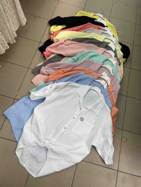 Koszule damskie Włoski ,size uni, paczka 6szt mix kolor