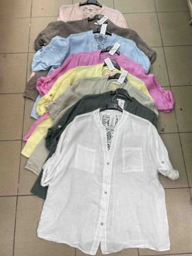 Koszule damskie Włoski ,size uni, paczka 6szt mix kolor