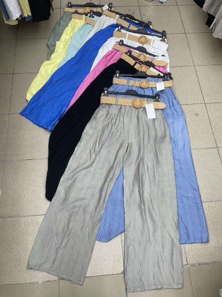 Spodnie damskie Włoski, size uni, paczka 6szt, mix kolor