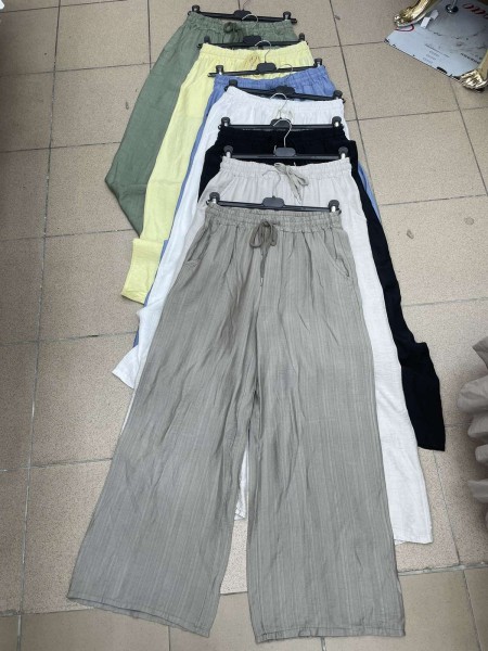 Spodnie damskie Włoski, size uni, paczka 6szt, mix kolor