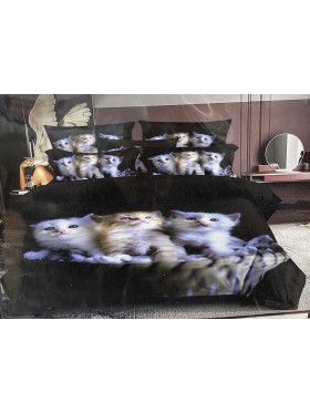Komplet pościeli 5D 100% satyna - bawełna  4 Częściowy  Rozmiar : 160/200cm